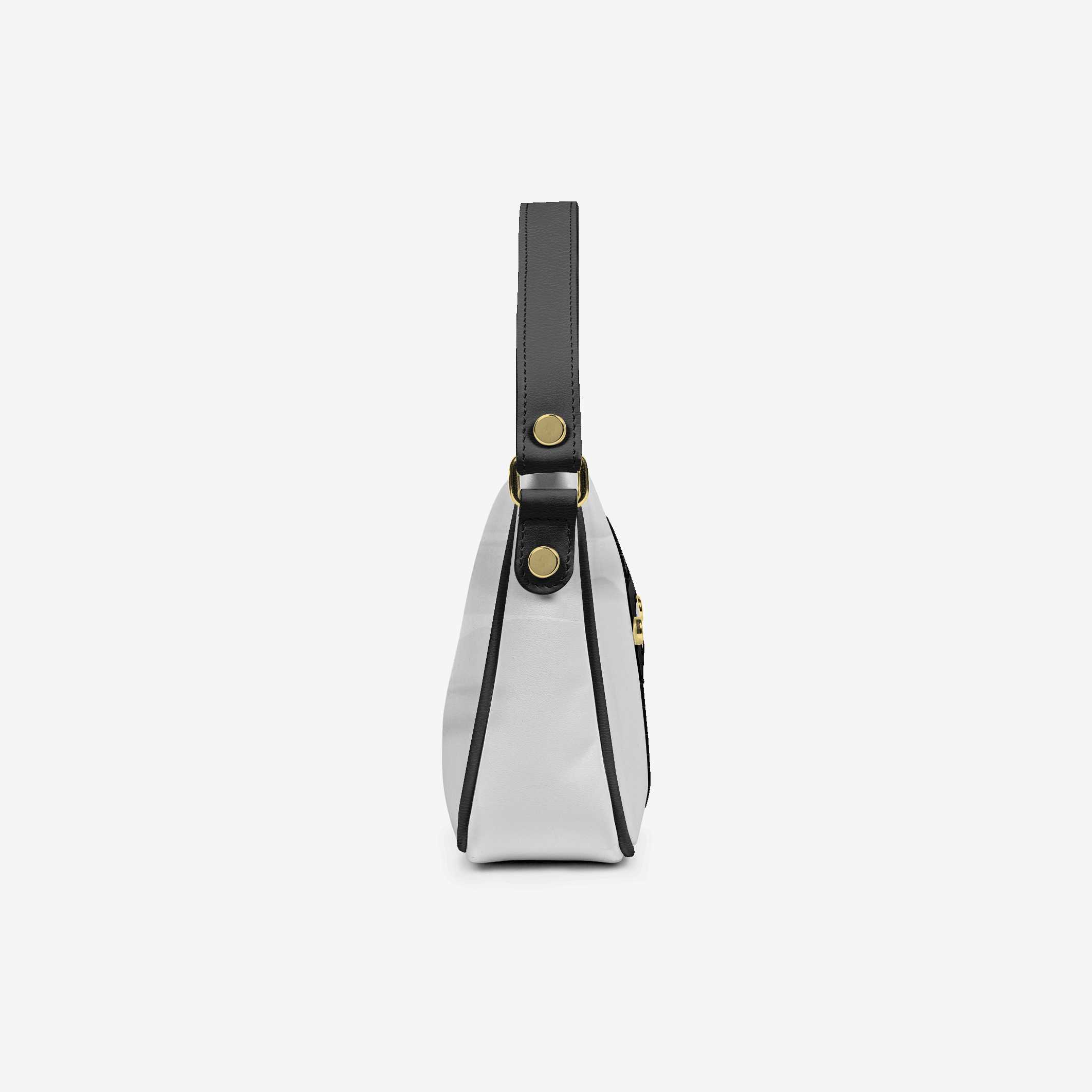 Handbag BYMANYC ® New York – Couture Vegan Vertical Band in Midnight Gold-3