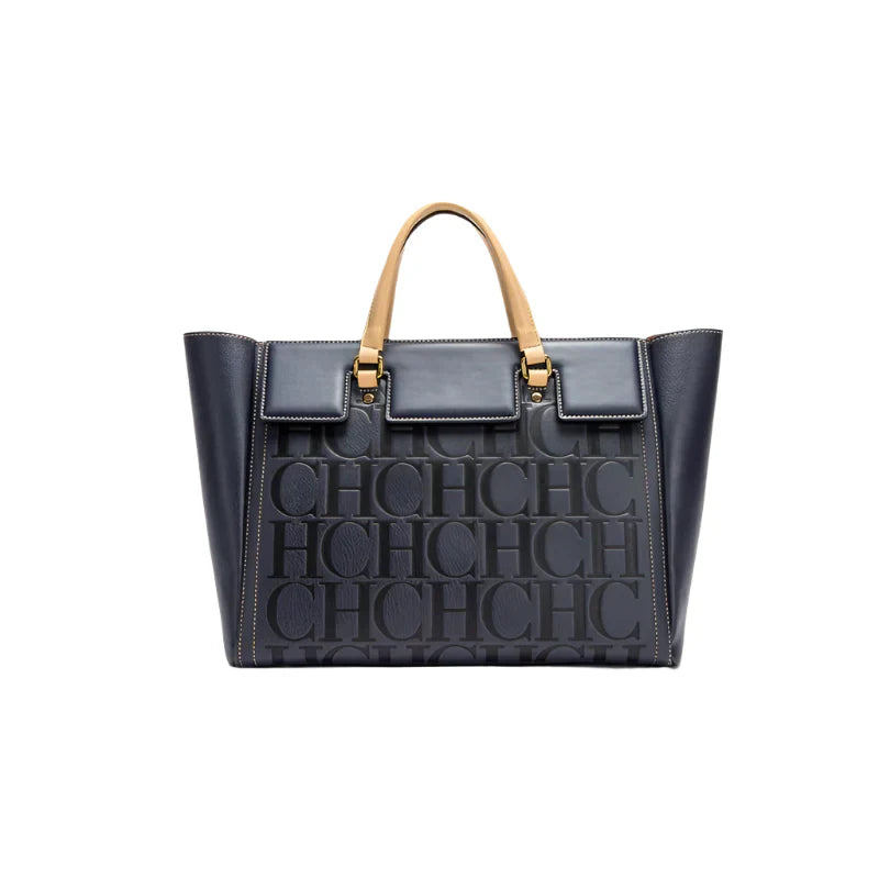 Womens Embossed Business Tote Handbag Wallet-0