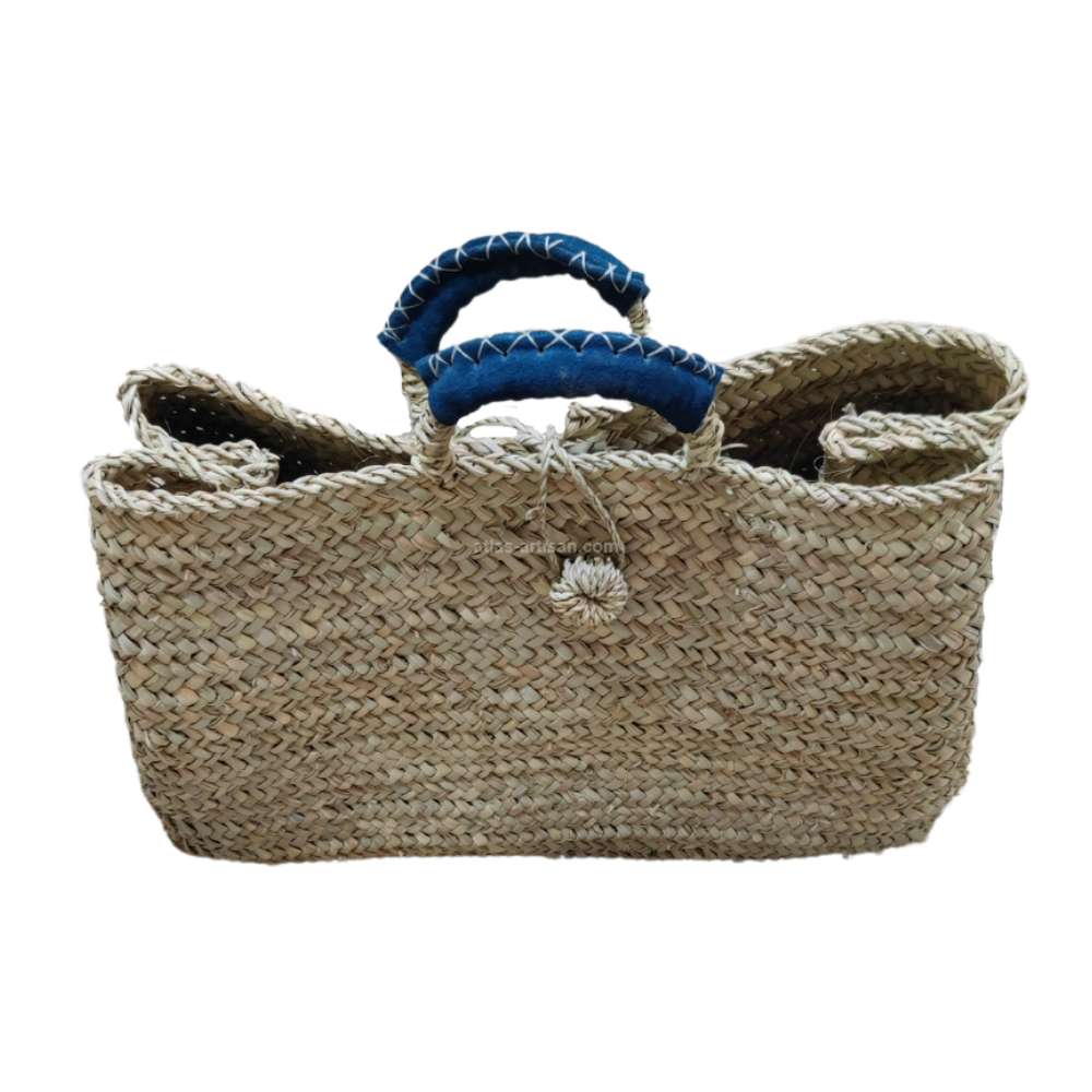 Handbag wicker Nora-5