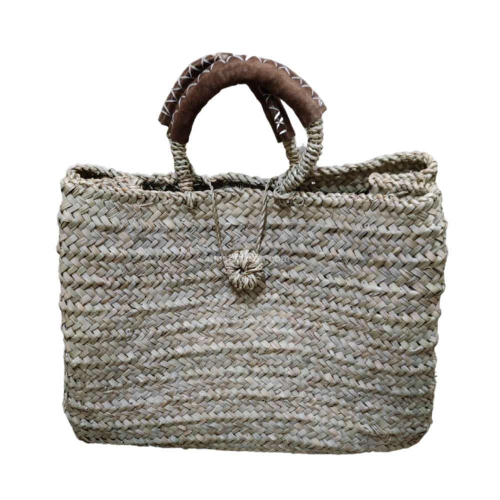 Handbag wicker Nora-4