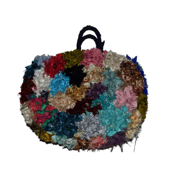 Handbag Wicker & Kilim-0