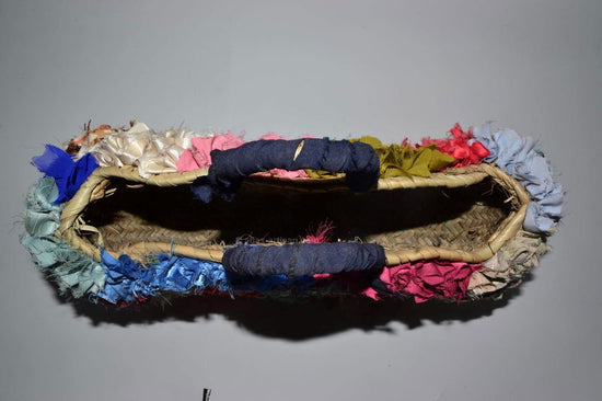 Handbag Wicker & Kilim-2